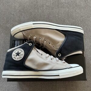 Men's Converse Sneakers‎ 11 Chuck Taylor Black/Papyrus Mid Top CTAS High Street